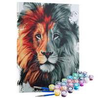 Kit Pintura Terapêutica  - Leao Colorido