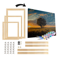 Kit Pintura Terapêutica  - A Arvore no por do sol