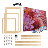 Kit Pintura Terapêutica  - Flores - Gerbera e Dalia