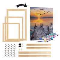 Kit Pintura Terapêutica  -  Por do Sol no Pier