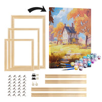 Kit Pintura Terapêutica  - Casa no outono