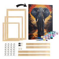 Kit Pintura Terapêutica  - Elefante Imponente