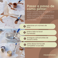 Kit Pintura Terapêutica  -  Caneca Florida