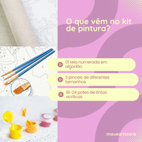 Kit Pintura Terapêutica  -  Caneca Florida