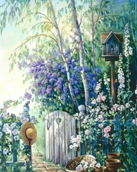 Kit Pintura com Diamantes - Porteira Florida