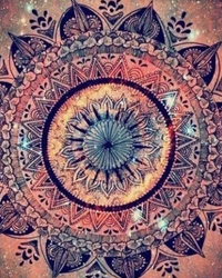 Kit Pintura com Diamantes - Mandalah Vintage