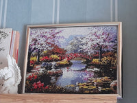 Kit Pintura com Diamantes - Jardim Oriental