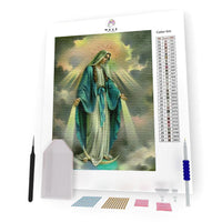 Kit Pintura com Diamantes - Santa Maria