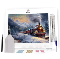 Kit Pintura com Diamantes - Trem Vintage