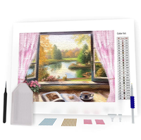 Kit Pintura com Diamantes - Vista da Janela