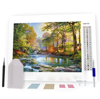 Kit Pintura com Diamantes - Riacho no Campo