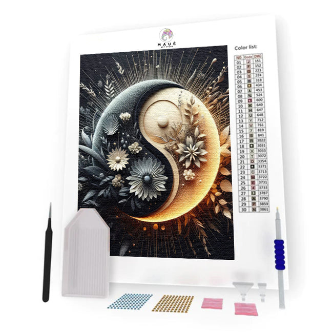 Kit Pintura com Diamantes - Ing Yang