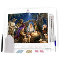 Kit Pintura com Diamantes - Nascimento Jesus