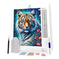 Kit Pintura com Diamantes - O tigre