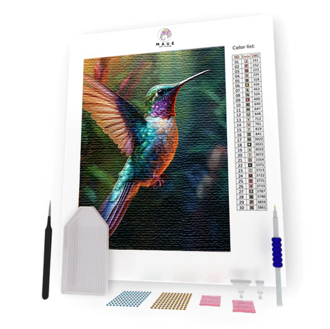 Kit Pintura com Diamantes - Beija Flor