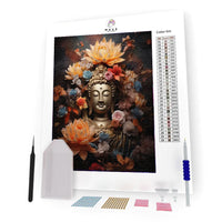 Kit Pintura com Diamantes - Budah Florido