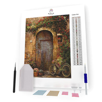 Kit Pintura com Diamantes - Porta de Madeira