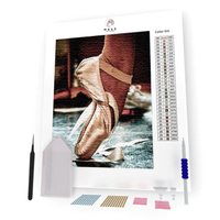 Kit Pintura com Diamantes - Sapatilha de Balé