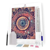 Kit Pintura com Diamantes - Mandalah Vintage