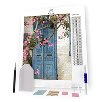 Kit Pintura com Diamantes - Porta Florida