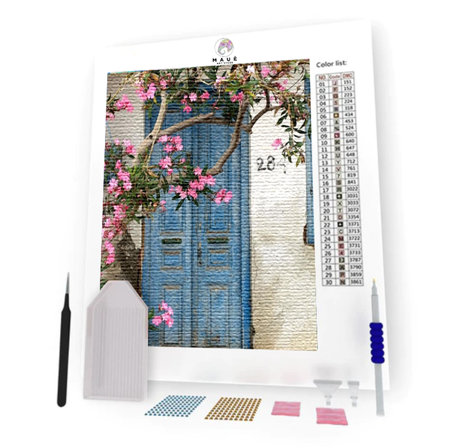 Kit Pintura com Diamantes - Porta Florida