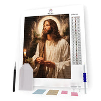 Kit Pintura com Diamantes - Jesus Cristo