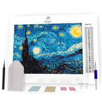 Kit Pintura com Diamantes - Noite Estrelada