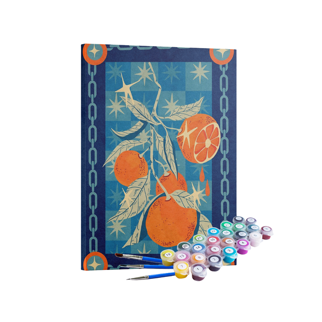 Kit Pintura Terapêutica  - Solar Tangerine