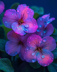 Kit Pintura com Diamantes - Flores Lilas