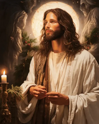 Kit Pintura com Diamantes - Jesus Cristo