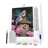 Kit Pintura com Diamantes - Passaros