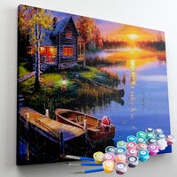 Kit Pintura Terapêutica - A casa do lago