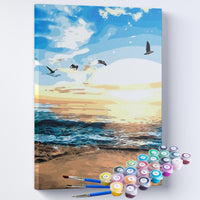 Kit Pintura Terapêutica  - A Praia Maravilhosa