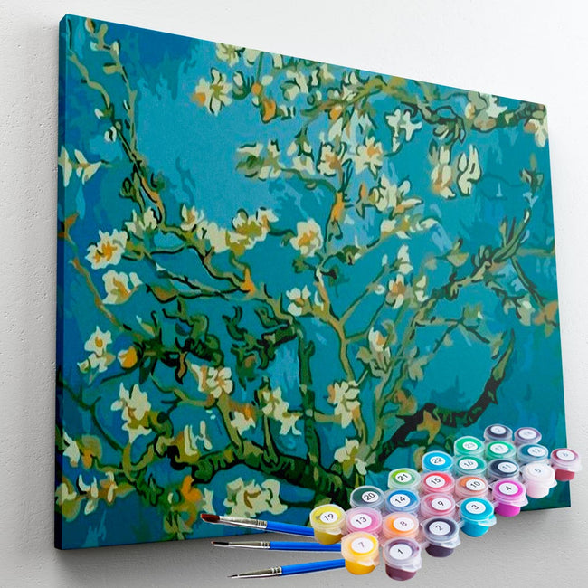 Kit Pintura Terapêutica - Amendoeira em Flor/ Van Gogh
