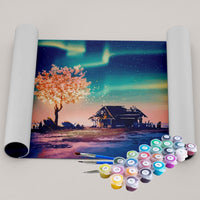 Kit Pintura Terapêutica  - Aurora Boreal