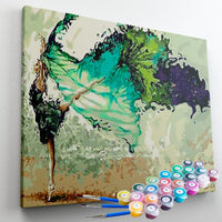 Kit Pintura Terapêutica - Bailarina Abstrata
