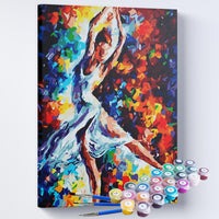 Kit Pintura Terapêutica  - Bailarina Colorida