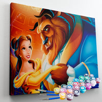 Kit Pintura Terapêutica  - Bela e a Fera