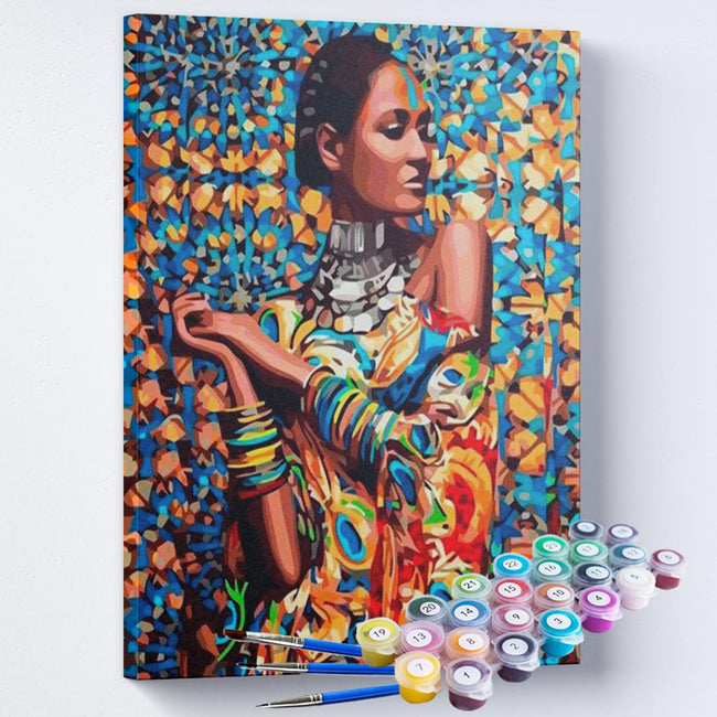 Kit Pintura Terapêutica  - Beleza Africana