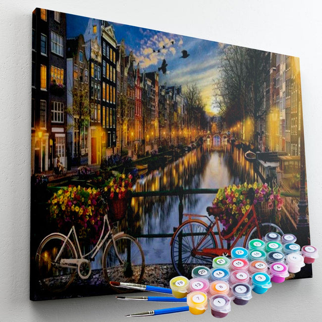 Kit Pintura Terapêutica - Canais de Amsterdam