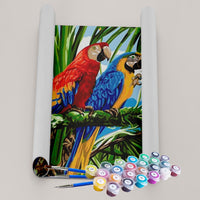 Kit Pintura Terapêutica  - Casal de Araras
