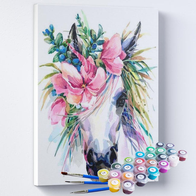 Kit Pintura Terapêutica - Cavalo Florido