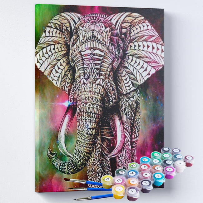 Kit Pintura terapêutica - Elefante indiano