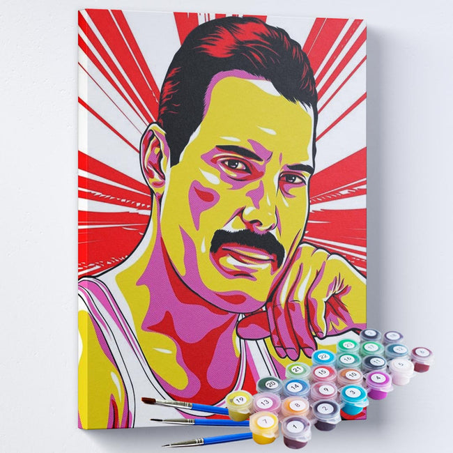 Pintura Terapêutica  -  Freddie Mercury