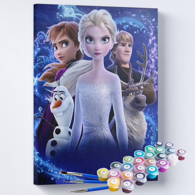 Kit Pintura Terapêutica  -  Frozen Personagens