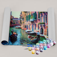 Kit Pintura Terapêutica  - Gôndolas de Veneza