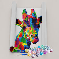Kit Pintura Terapêutica - Girafa Psicodélica