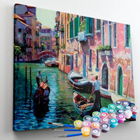 Kit Pintura Terapêutica  - Gôndolas de Veneza