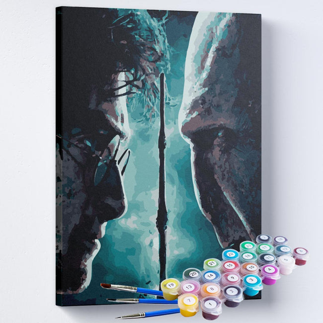 Kit Pintura Terapêutica  - Harry Potter e Voldemort
