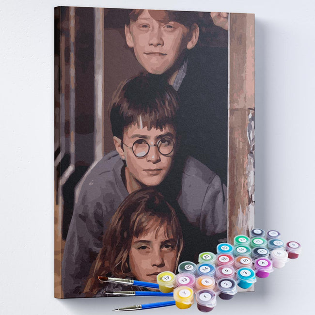 Kit Pintura Terapêutica  -  Harry Potter Três Amigos